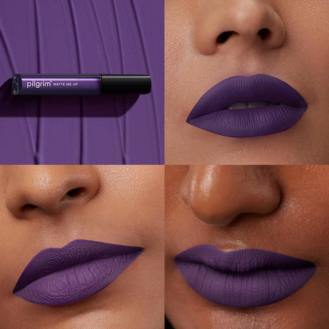 Pilgrim Liquid Matte Lipstick - Purple Lust