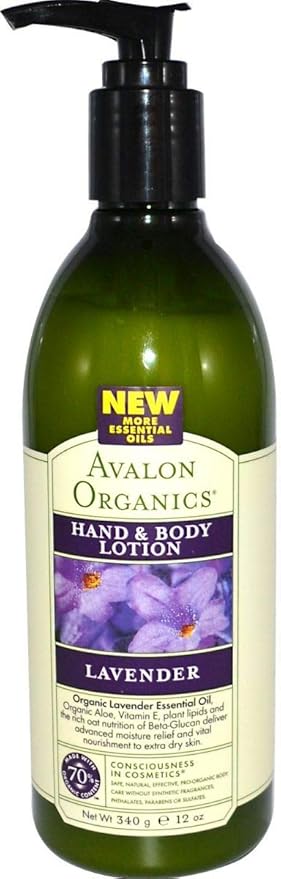 Avalon Organics Botanicals Hand And Body Lotion, Therapeutic, Lavender, 12 Oz: 35200