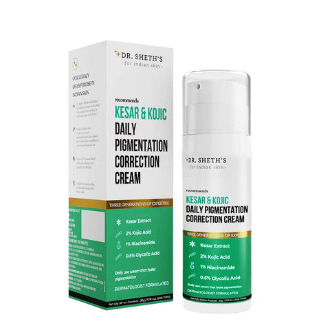 Dr. Sheth’s Kesar & Kojic Daily Pigmentation Correction Cream 30 Gm