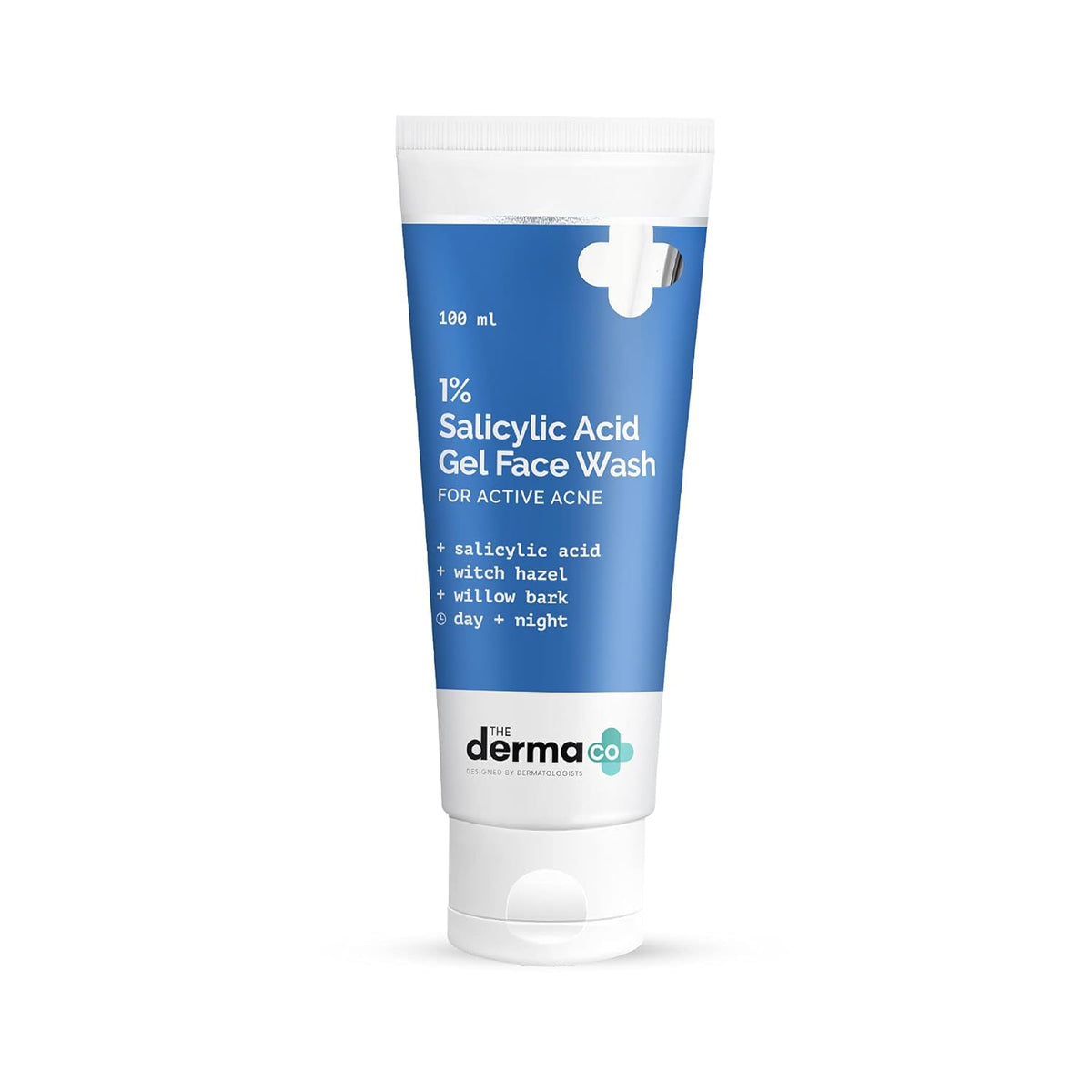 The Derma Co 1% Salicylic Acid Gel Face Wash with Salicylic Acid & Witch Hazel - 100ml (Pack of 2)