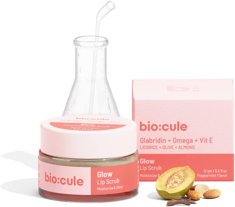 Biocule Glow Lip Scrub : Glabridin + Omega + Vit E 12gm