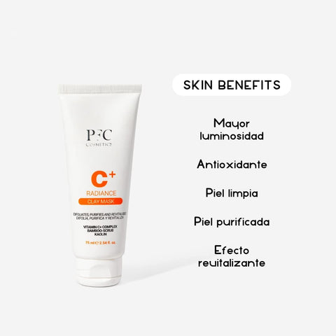 Clay Mask and Serum Combo : PFC Samapharma Radiance C+ Clay Mask 75ml + PFC Samapharma Ter-sox Serum 30ml