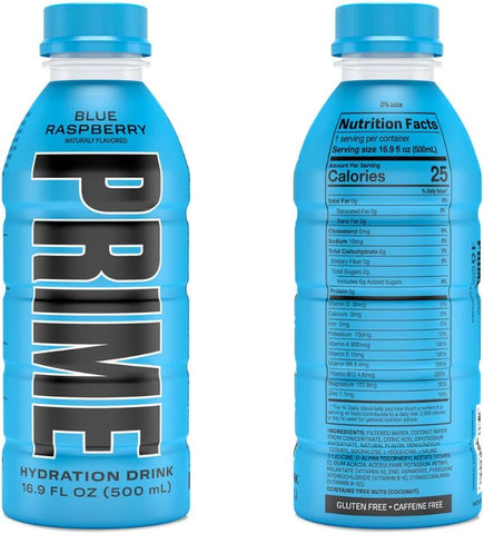 Prime Hydration Sports Drink Variety Pack 16.9 Fl Oz By Golax (15-Pack)