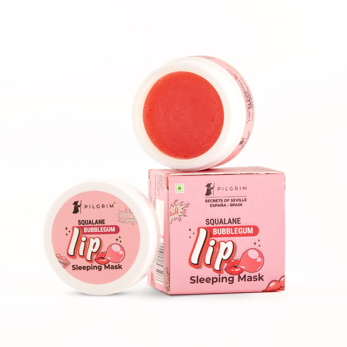 Pilgrim Spanish Squalane Lip Sleeping Mask (Bubblegum) 8g - Pink