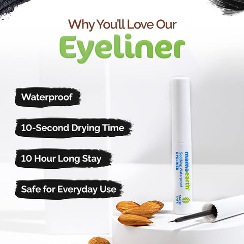 Mamaearth Soothing Waterproof Eyeliner 3.5 ml Pack of 2