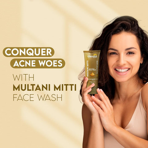Clensta Multani Mitti Acne Control Face Wash (100gm)