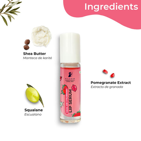 Pilgrim Squalane Lip Serum (Strawberry)