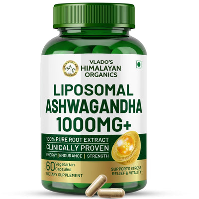 Himalayan Organics Ashwagandha 1000mg 60 Tablets