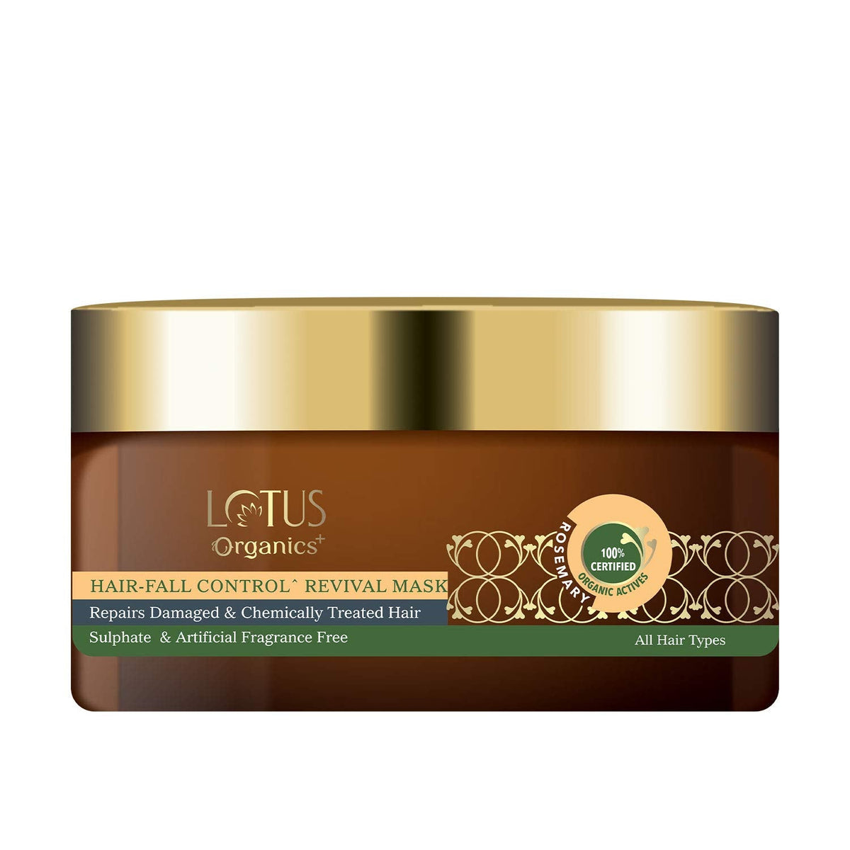 Lotus Organic Hair Fall Control Revival Mask - 150 Ml