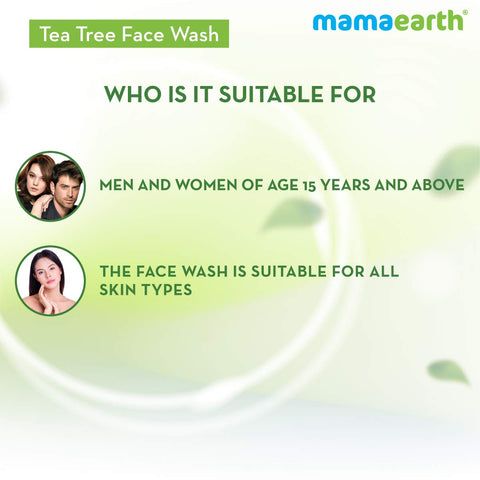Mamaearth Tea Tree Facewash For Acne & Pimples 250Ml - Image 8