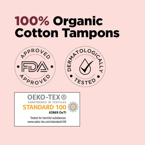 Pee Safe 100% Organic Tampons Super Plus 16N