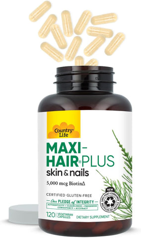 Country Life Maxi-Hair Plus Cap 120's
