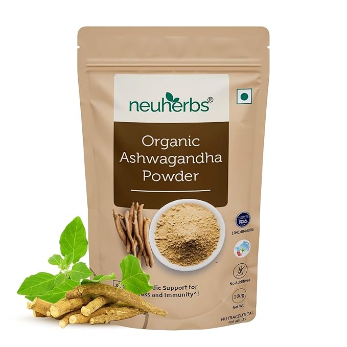 neuherbs Organic Ashwagandha Powder 100g