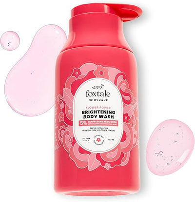 Foxtale Brightening Body Wash With Glycolic Acid & Niacinamide For Glowing Skin