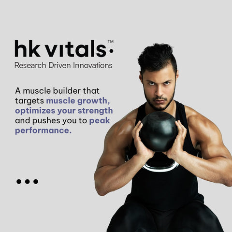 HK Vitals Muscle Builder (60 Tablets) | Blend Of Ashwagandha, Shatavari And Safed Musli | For Immunity, Muscle Strength And Vitality