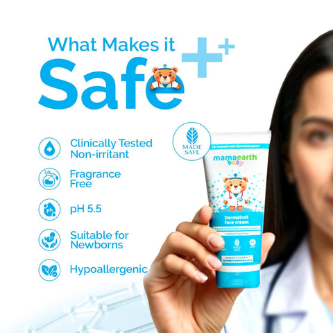 Mamaearth Baby Derma Soft Face Cream 80gm