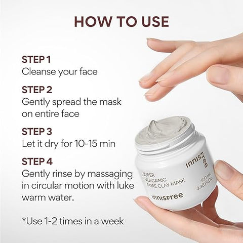 Innisfree Super Volcanic Pore Clay Mask 100Ml
