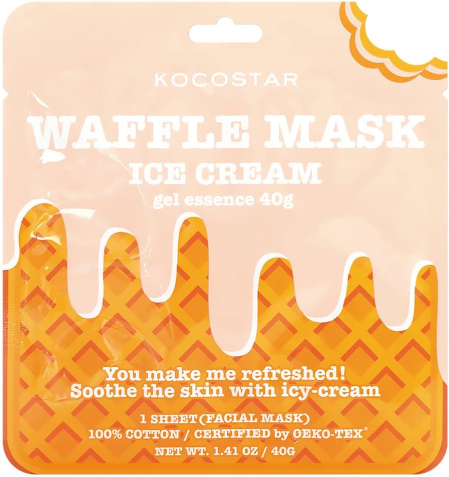 Kocostar Waffle Mask Facial Sheet Honey 40G 1's