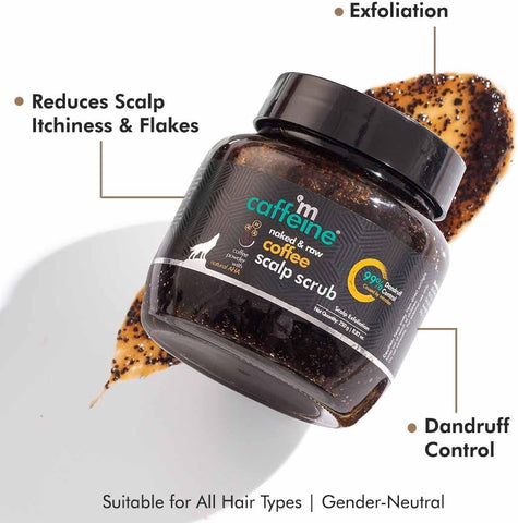 mCaffeine Naked & Raw Coffee Scalp Scrub