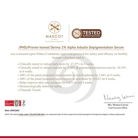 PHD 2% Alpha Arbutin Depigmentation Serum 30ml