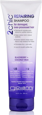 Giov 2 Chic Ultra -repair Blackmilk Shampoo 8.5 Oz