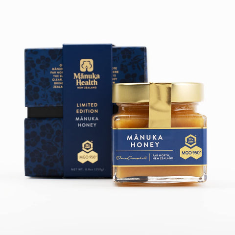 Manuka Health Umf 22+/mgo 950+ Limited Edition Manuka Honey (250g/8.8oz), Superfood, Authentic Raw Honey From New Zealand