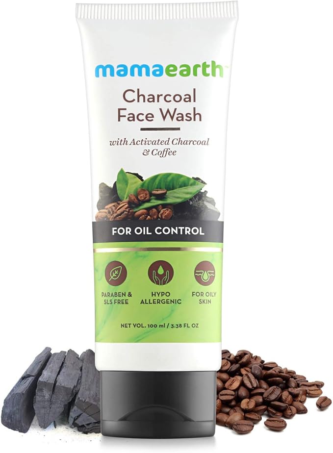 Mamaearth Charcoal Face Wash With Coffee Extracts For Deep Cleansing And Exfoliating