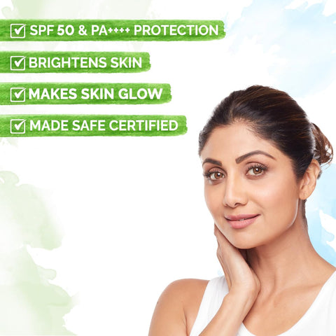 Mamaearth Vitamin C Daily Glow All Skin Type Sunscreen Spf 50g