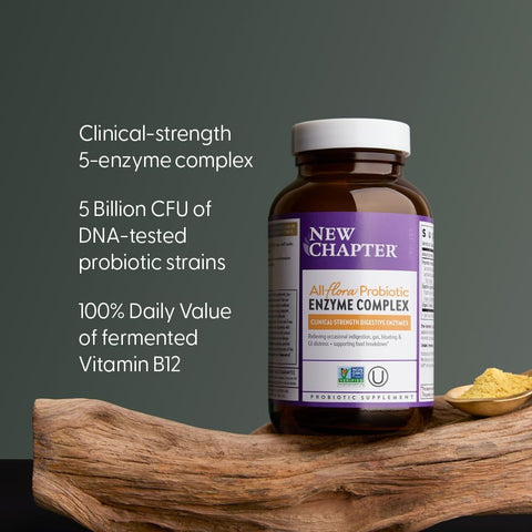 New Chapter All Flora Probiotic-Enzyme Complex, 90 CT