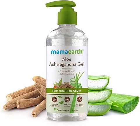 Mamaearth Aloe Ashwagandha Gel 300 ml