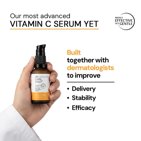 Deconstruct Vitamin C Serum - 10 Vitamin C + 0.5 Ferulic Acid - 30ml