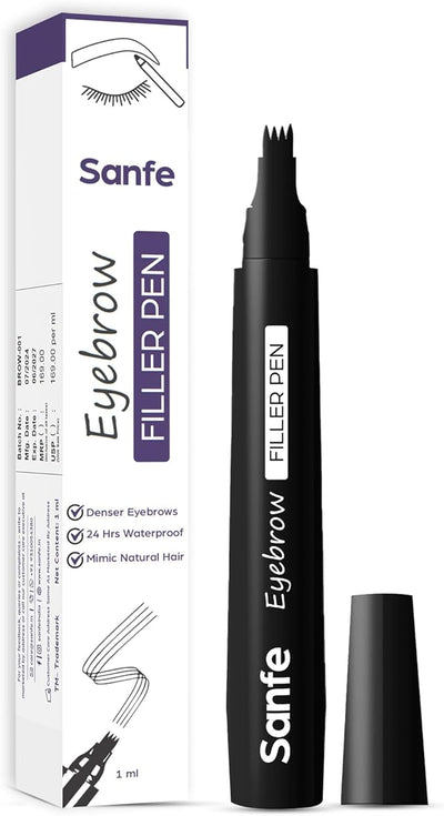 Sanfe Eyebrow Filler Pen (Black, Pack Of 1)