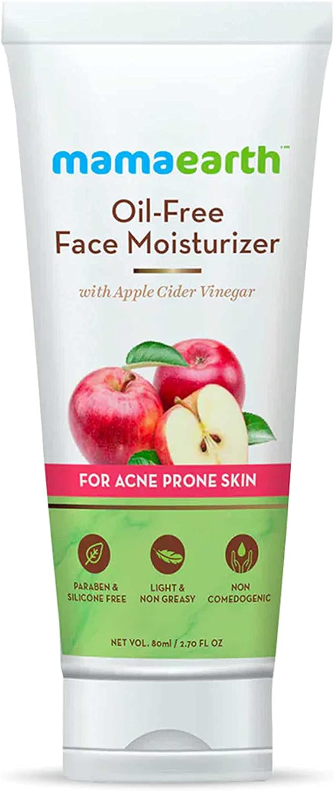 Mamaearth Oil-Free Moisturizer For Face With Apple Cider Vinegar For Acne Prone Skin (80 ML)