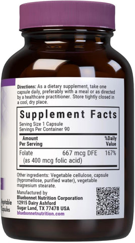 BlueBonnet FOLIC ACID 400MG 90S