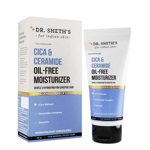 Dr. Sheth’s Cica & Ceramide Oil-Free Moisturizer 50 gm