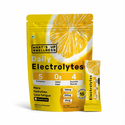What's Up Daily Electrolytes - Punchy Lime Flavour Sachets 15