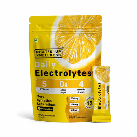 What's Up Daily Electrolytes - Punchy Lime Flavour Sachets 15