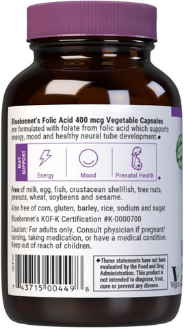 BlueBonnet FOLIC ACID 400MG 90S