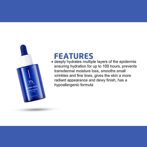 Missha Super Aqua Ultra Hyalron Amp 47ML - Image 4