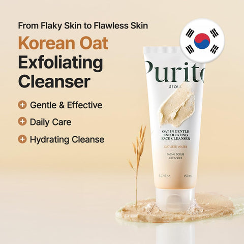 Purito Oat In Gentle Exfoliating Face Cleanser, 150Ml