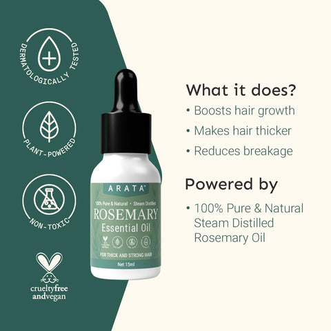 Arata Rosemary Essential Oil (15 Ml)