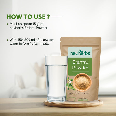Neuherbs Brahmi Powder - 100gm - Image 4