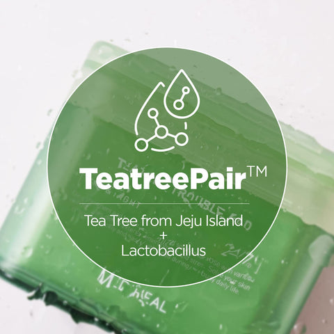 Mediheal Teatree Trouble Pad | Square Cotton Facial Toner Pads With Tea Tree & Lactobacillus | Soothing Pads To Calm Sensitive & Acne Prone Skin-| Vegan Face Gauze Pads | 100 Pads