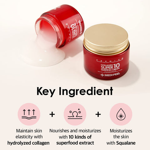 MEDI-PEEL Collagen Super 10 Sleeping Cream - 70ml