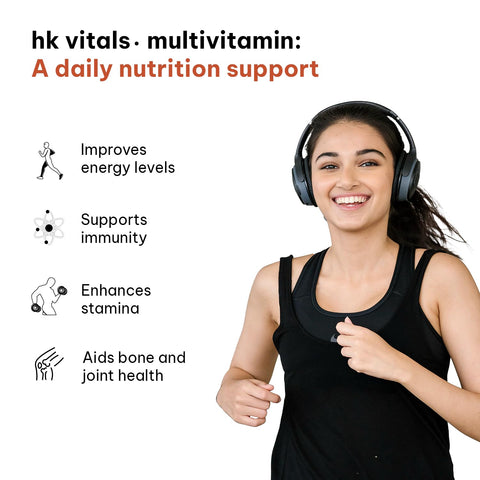 HK Vitals Multivitamin (90 Tablets) | For Men And Women | With Zinc, Vitamin C, Vitamin D3, Multiminerals & Ginseng Extract