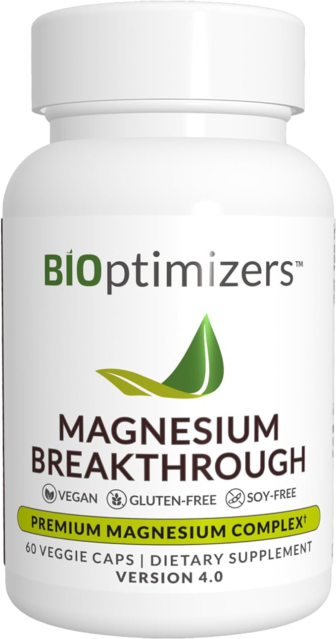 BiOptimizers Magnesium Breakthrough Supplement 4.0 60 Capsules