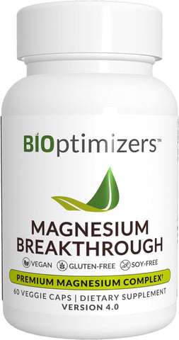 BiOptimizers Magnesium Breakthrough Supplement 4.0 60 Capsules