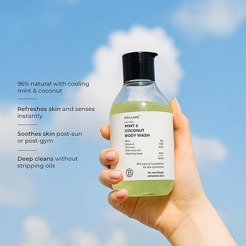 Brillaire Mint & Coconut Body Wash 200Ml