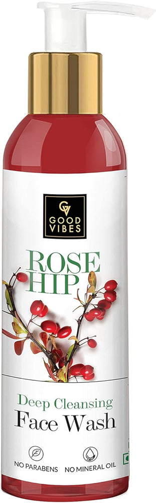 Good Vibes Rosehip Deep Cleansing Face Wash (120 ml)