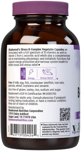 Bluebonnet Nutrition B Complex 100 Count